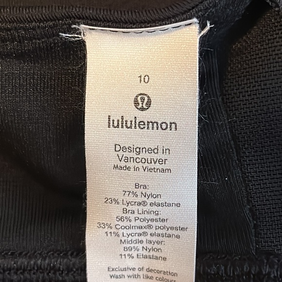 Lululemon Energy Bra High Neck Long Line Zip Special Edition - Picture 16 of 16